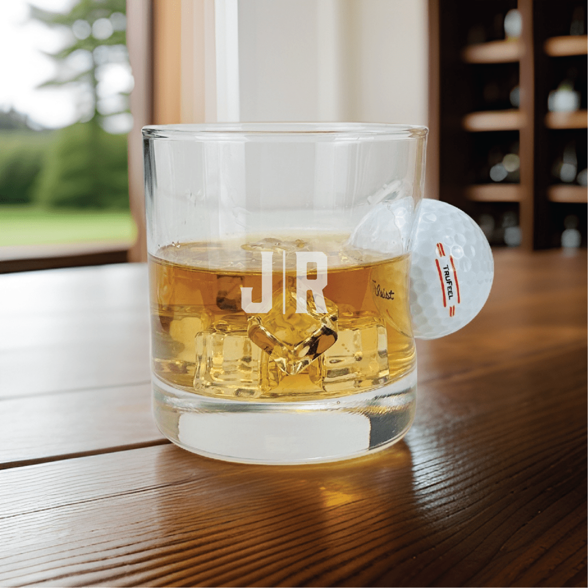 Unique Personalized Golfers Glassware Gift Set Customized Golf Gifts for Men by Groovy Guy