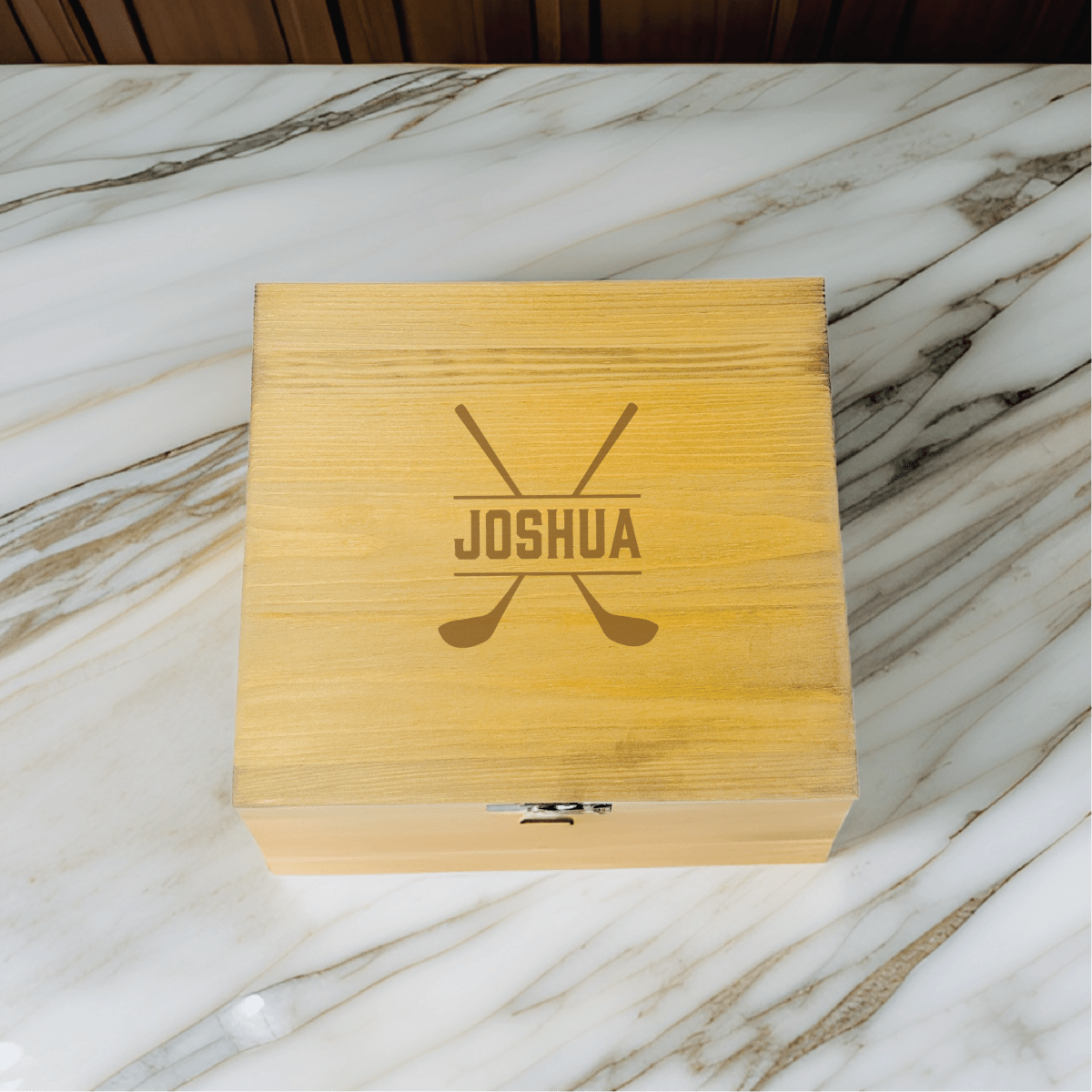 Unique Personalized Golfers Glassware Gift Set Customized Golf Gifts for Men by Groovy Guy