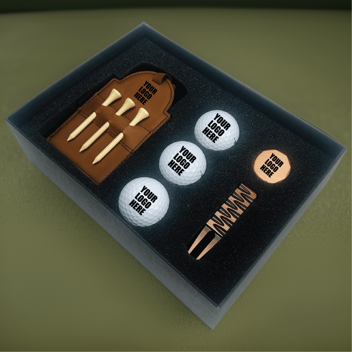 Unique Personalized Golf Tournament Gizmo Set Customized Golf Outing Gifts for Men by Groovy Guy