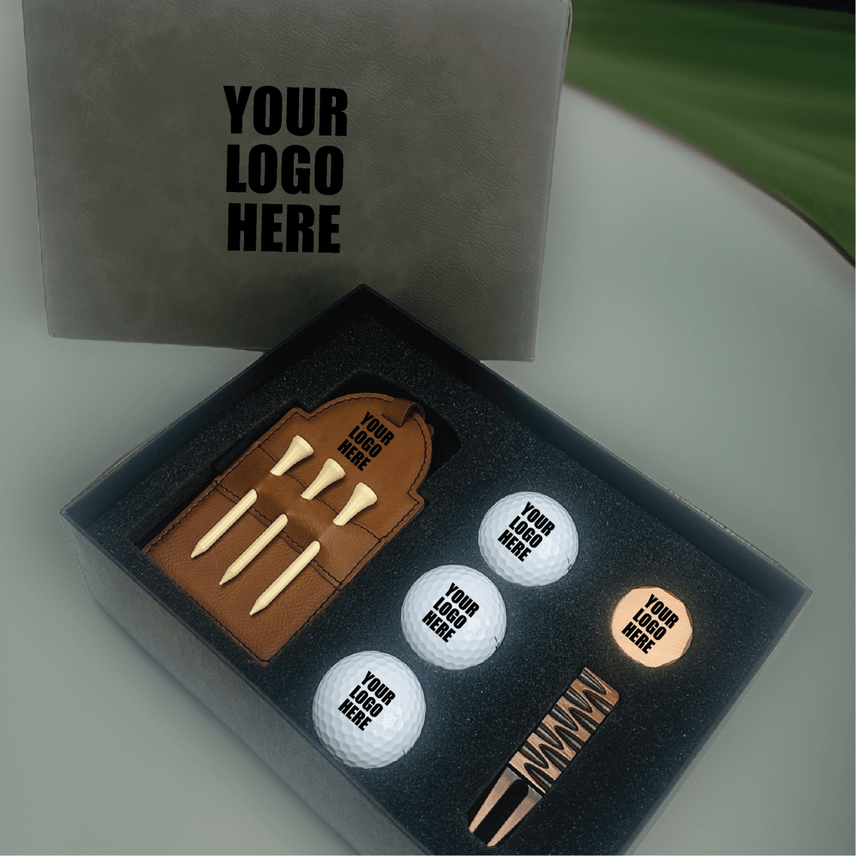 Unique Personalized Golf Tournament Gizmo Set Customized Golf Outing Gifts for Men by Groovy Guy