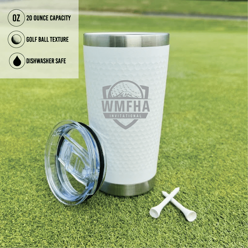 Unique Personalized Custom Logo Golf Tumbler (20 oz) Customized Gifts for Men by Groovy Guy