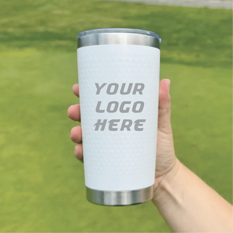 Unique Personalized Custom Logo Golf Tumbler (20 oz) Customized Gifts for Men by Groovy Guy