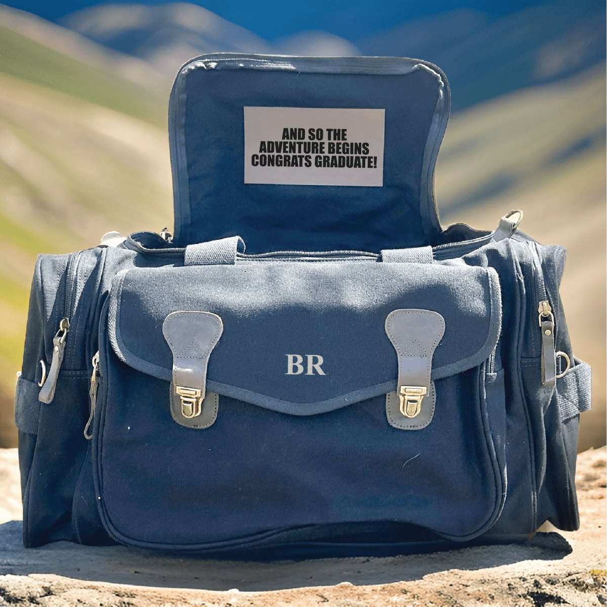 Unique Personalized Sentimental Personalized Duffle Bag Customized Fathers Day Gifts for Men by Groovy Guy