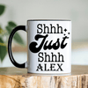 Black Funny Coffee Mug With Hghgh Design
