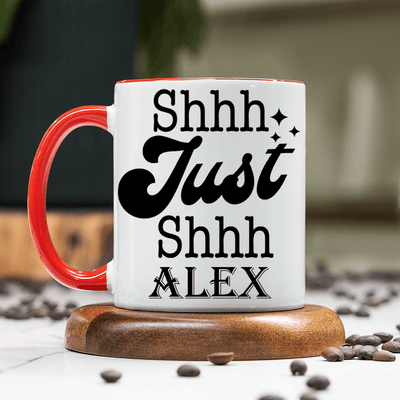 Red Funny Coffee Mug With Hghgh Design