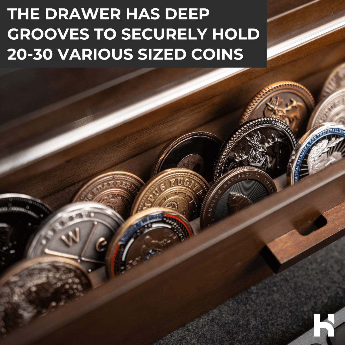 Unique Personalized The Coin Deck Customized Gifts for Men by Groovy Guy