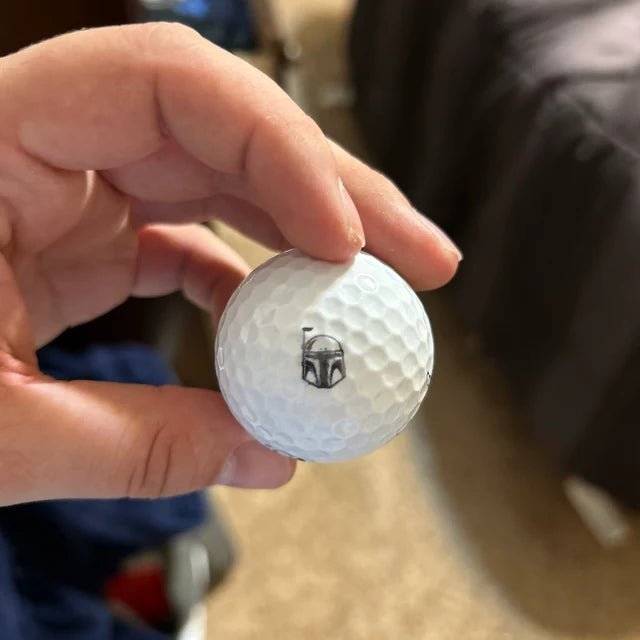 Unique Personalized Fairway Fun Ball Stamp Set Customized Golf Ball Stamp Gifts for Men by Groovy Guy