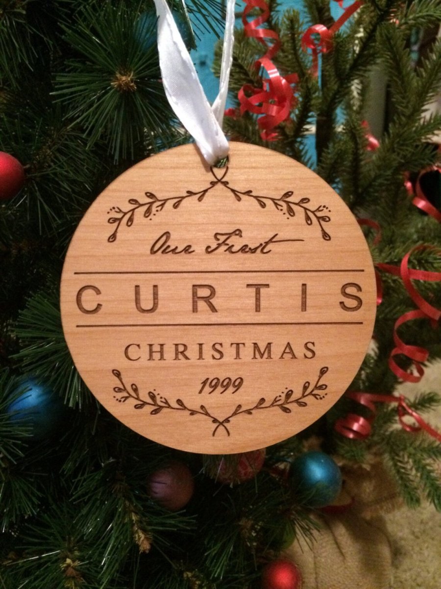 Unique Personalized Holiday Love Ornament Customized Holiday Ornament Gifts for Men by Groovy Guy