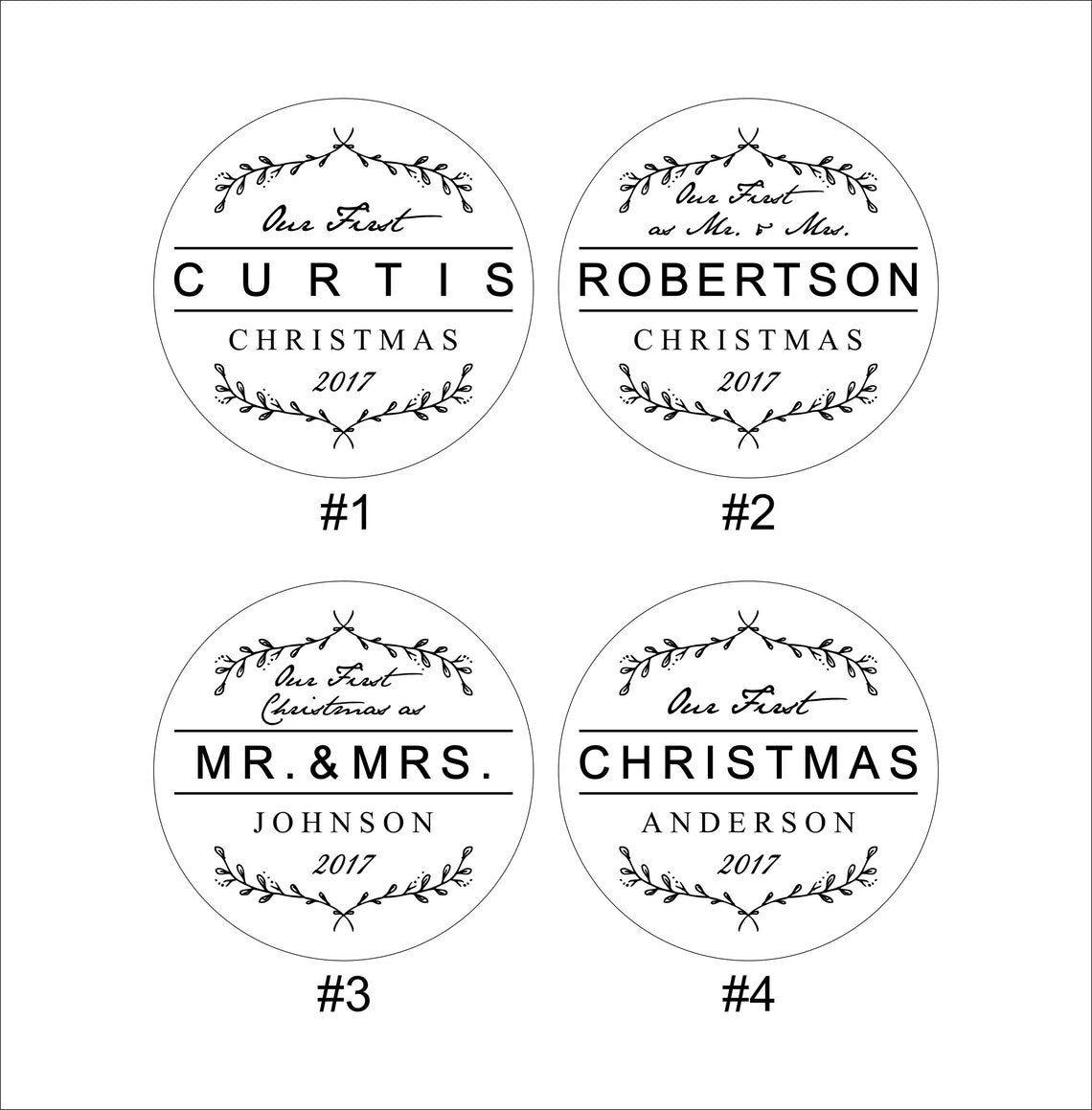 Unique Personalized Holiday Love Ornament Customized Holiday Ornament Gifts for Men by Groovy Guy