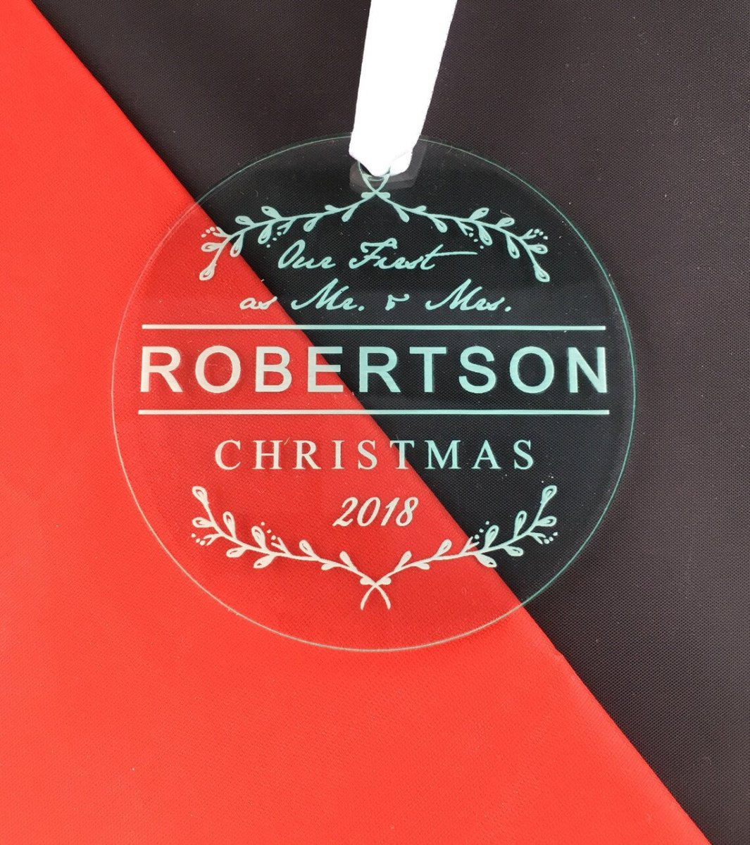 Unique Personalized Personalized First Christmas Together Ornament Customized Holiday Ornament Gifts for Men by Groovy Guy