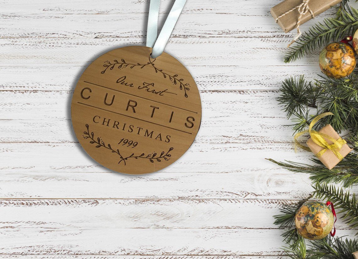 Unique Personalized Holiday Love Ornament Customized Holiday Ornament Gifts for Men by Groovy Guy