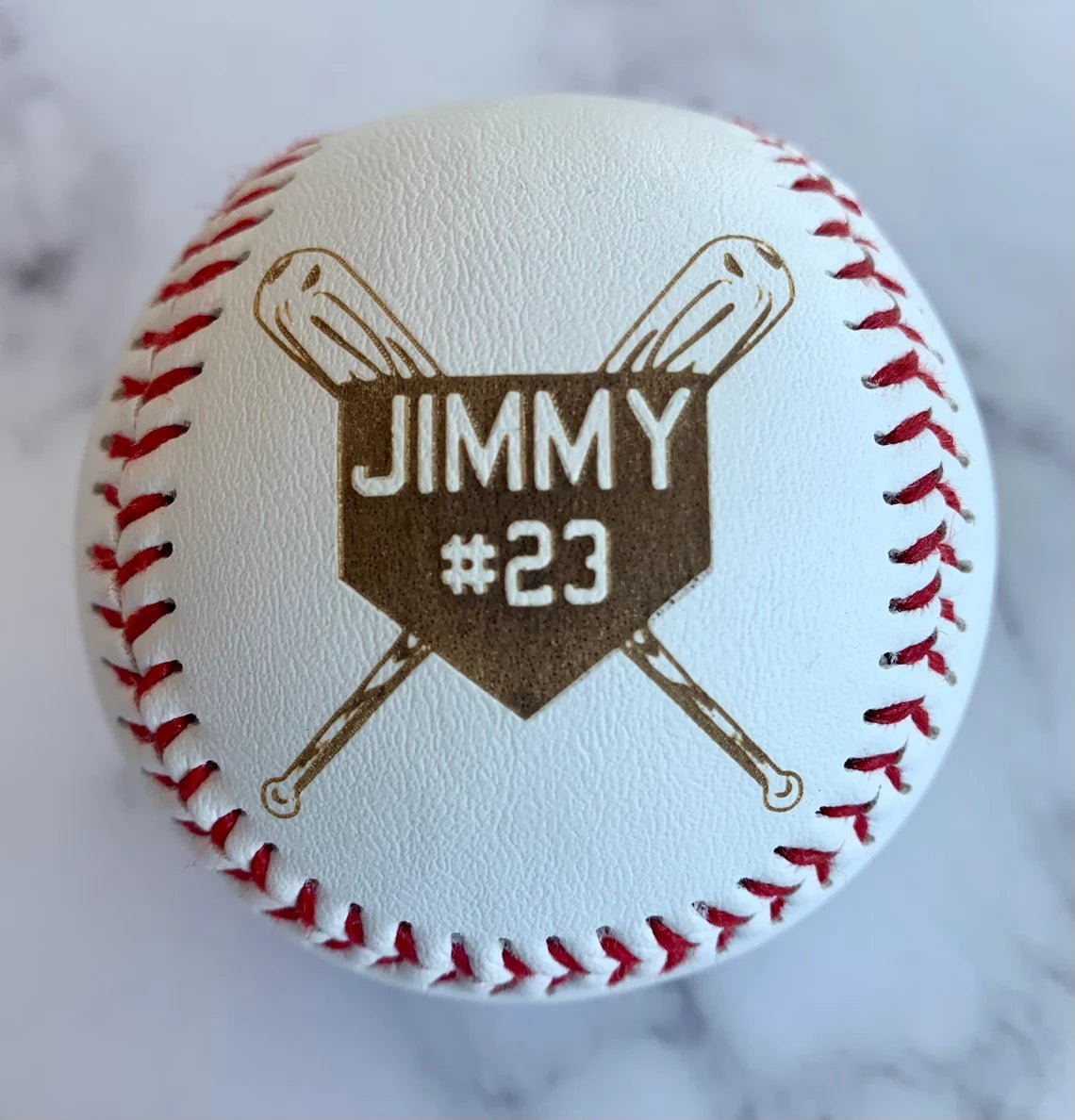 Unique Personalized Perfect Game Personalized Ball Customized Baseball Gifts for Men by Groovy Guy