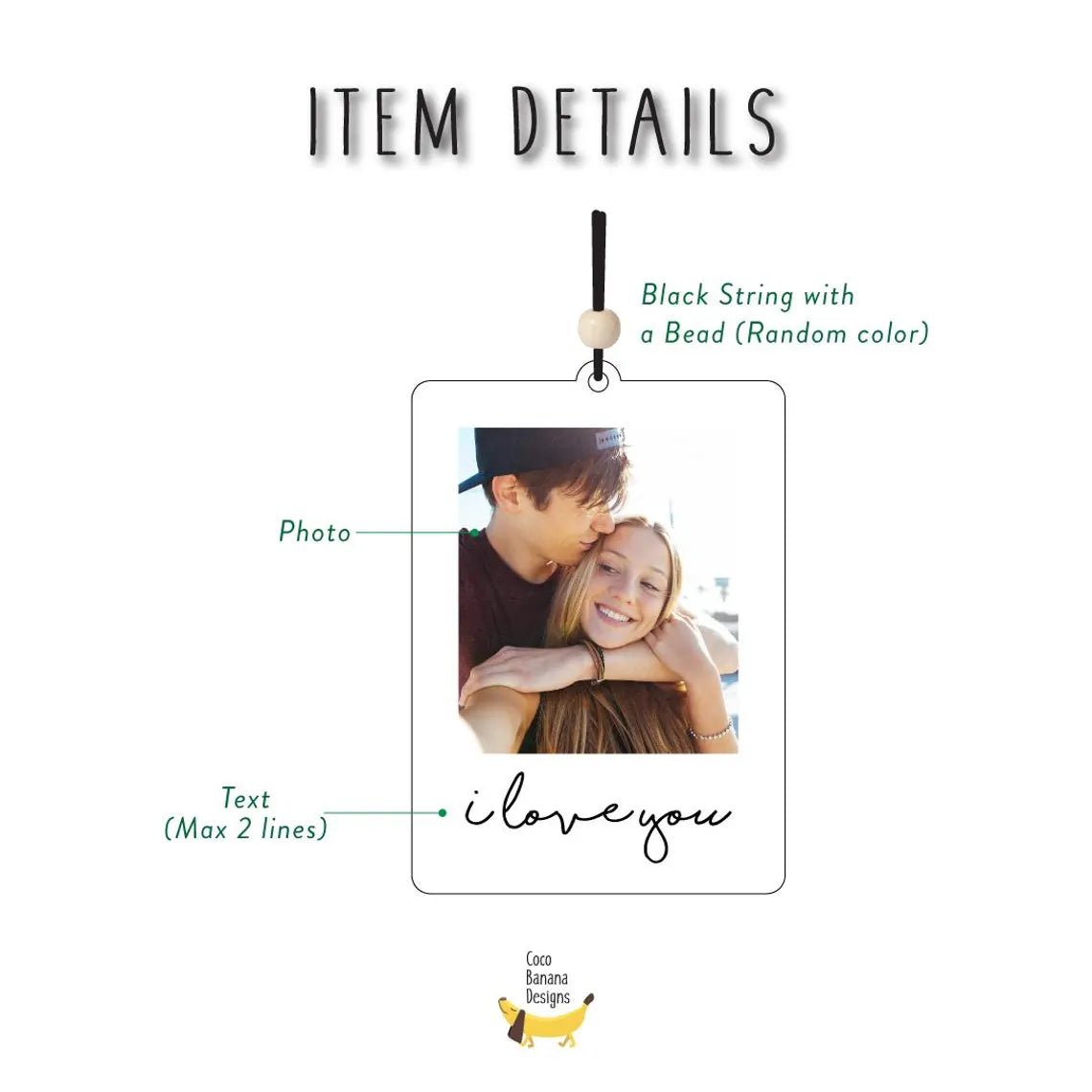 Unique Personalized Personalized Car Ornament Customized Gifts for Men by Groovy Guy