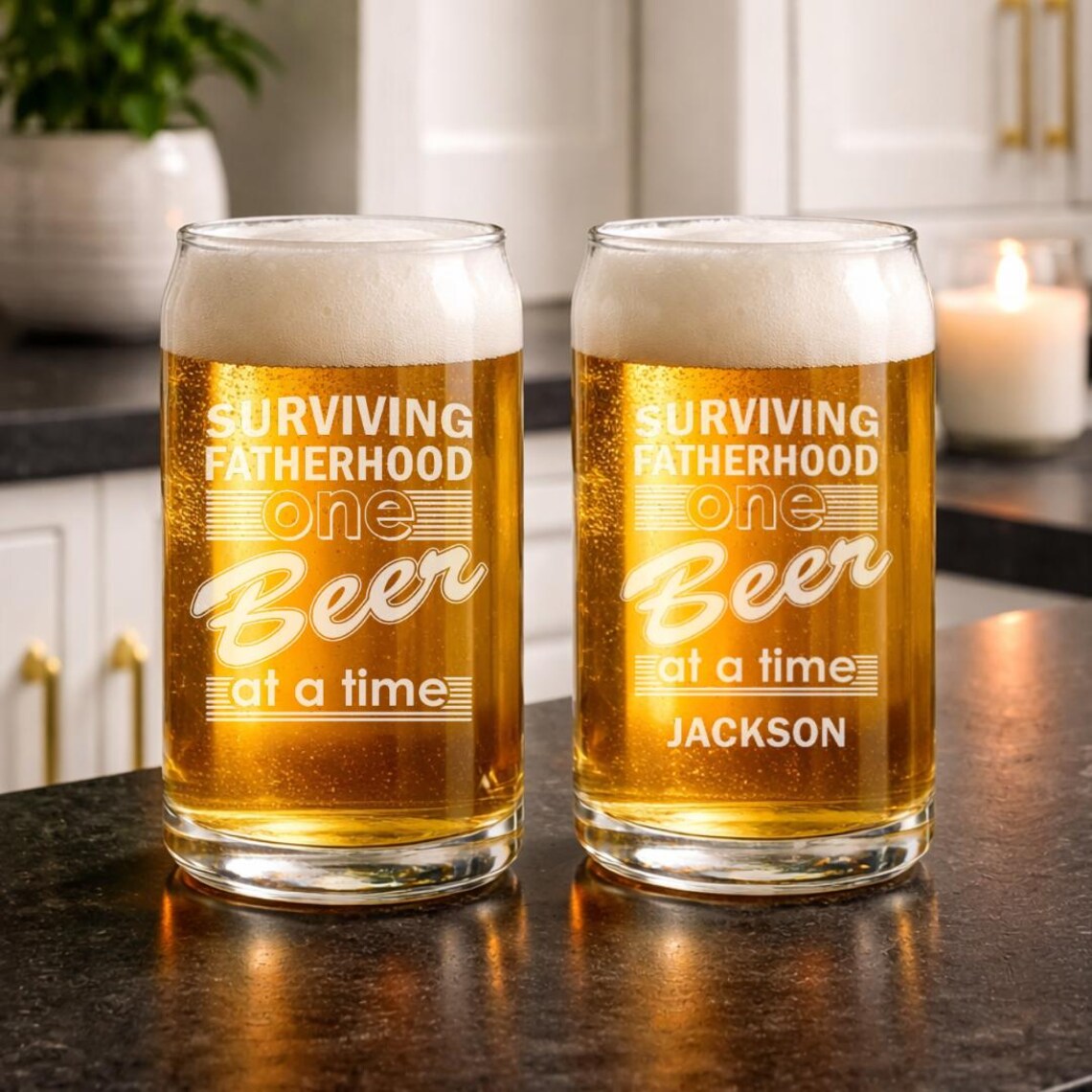 Dads Brew | Surviving Fatherhood Beer Glass