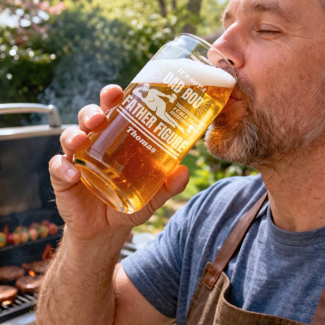 Father Figure Dad Beer Mug