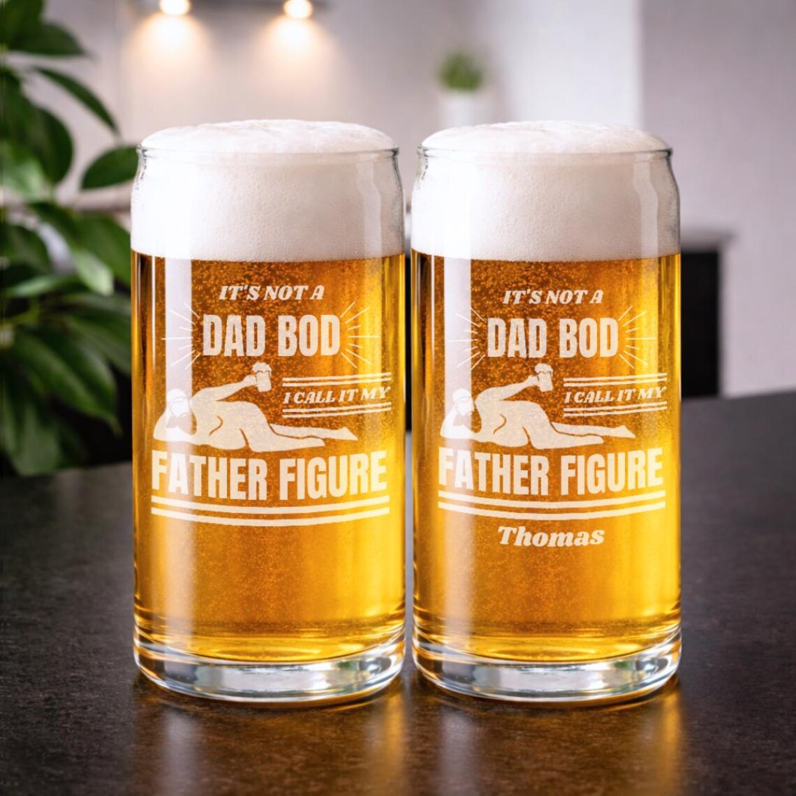 Father Figure Dad Beer Mug
