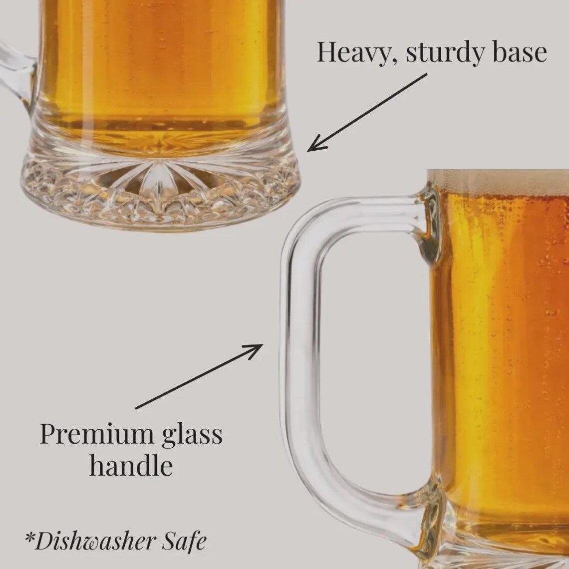 Father Figure Dad Beer Mug