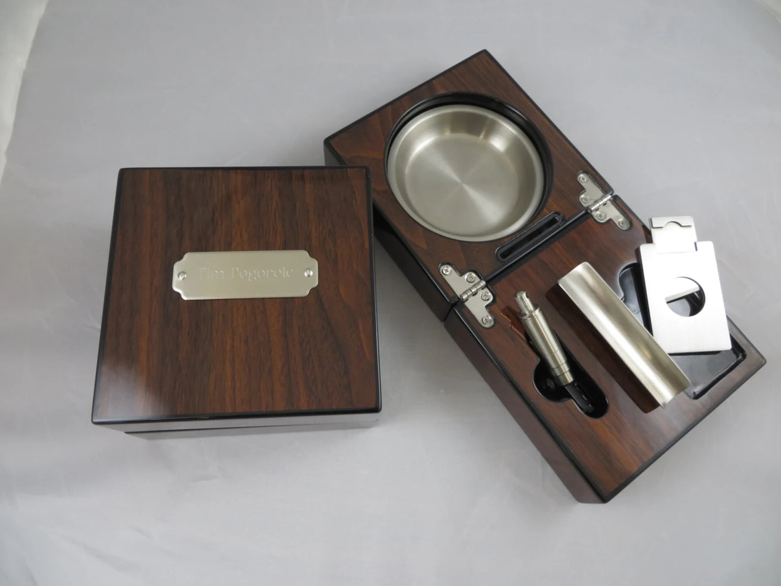 Unique Personalized Folding Custom Engraved Ashtray Customized Ashtray Gifts for Men by Groovy Guy