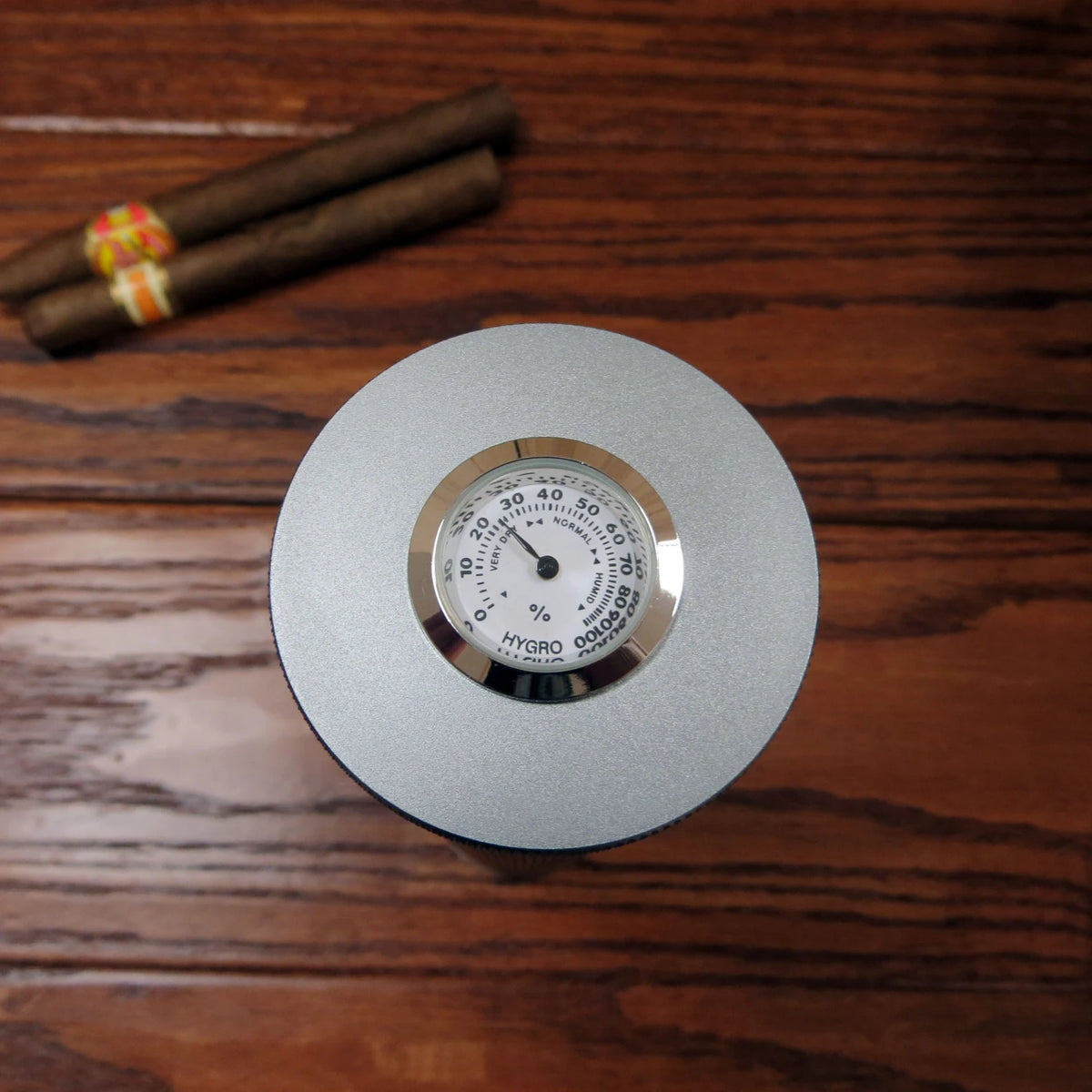 Unique Personalized Silver Personalized Travel Humidor Customized humidor Gifts for Men by Groovy Guy