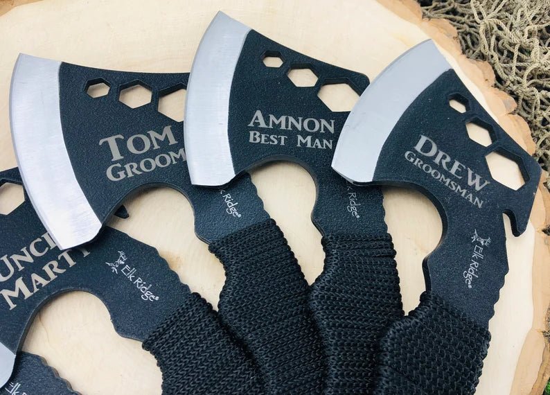 Unique Personalized ClimAXE Customized Ax Gifts for Men by Groovy Guy