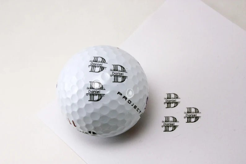 Unique Personalized Custom Golf Ball Stamp Customized Gifts for Men by Groovy Guy