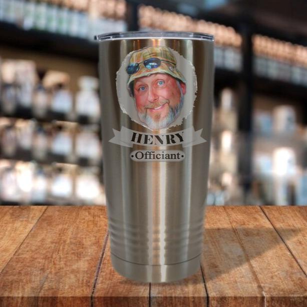 Unique Personalized Mugshot Travel Mate Customized Groomsmen Gifts Gifts for Men by Groovy Guy