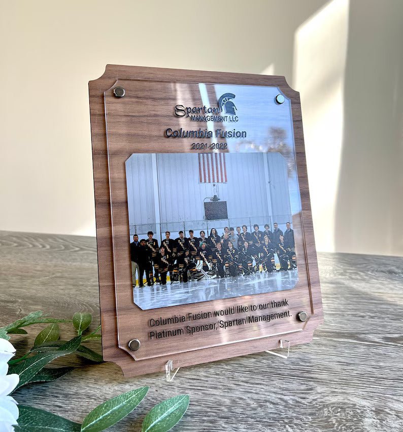 Unique Personalized Custom Sport Plaque Customized Sports Gifts for Men by Groovy Guy