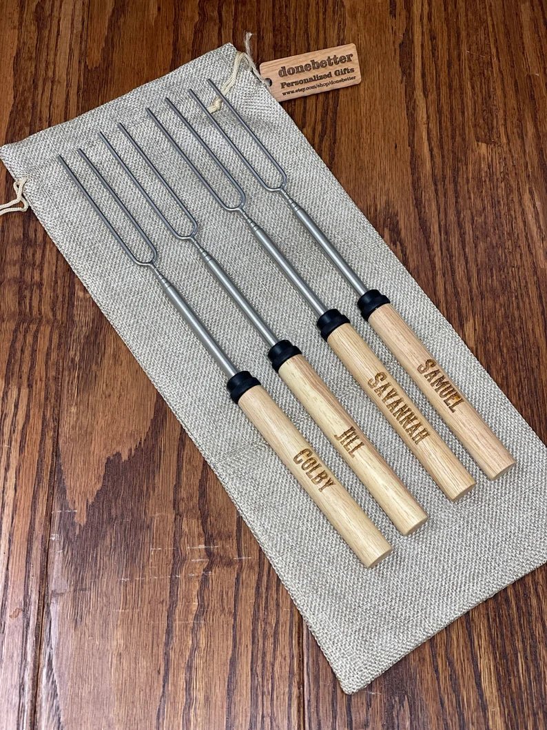 Unique Personalized Custom Smores Sticks Customized Guy Gifts Gifts for Men by Groovy Guy