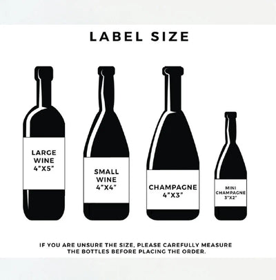 Engagement Wine Label