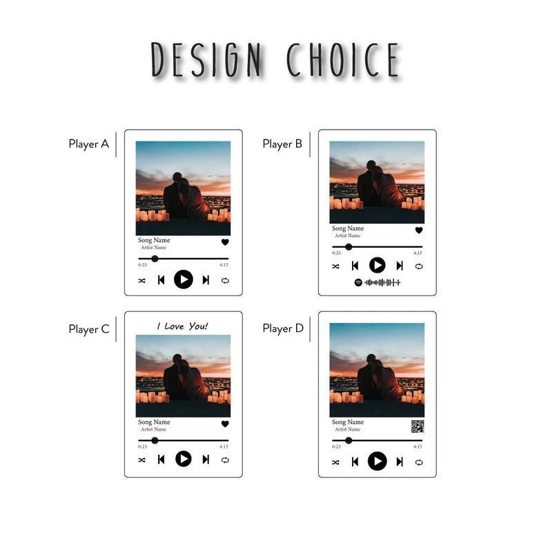 Unique Personalized Personalized Couple Song Plaque Customized Anniversary Gifts for Men by Groovy Guy