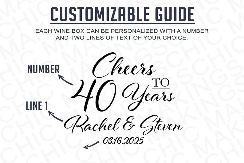 Unique Personalized Cheers Anniversary Wine Gift Customized Anniversary Gifts for Men by Groovy Guy