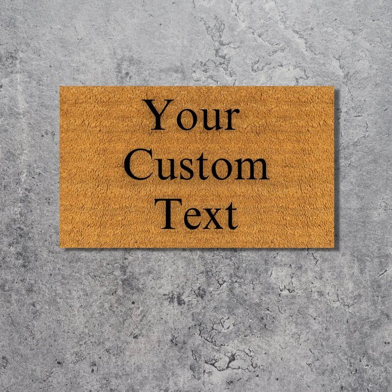 Unique Personalized Personalized Welcome Doormat Customized housewarming gift Gifts for Men by Groovy Guy