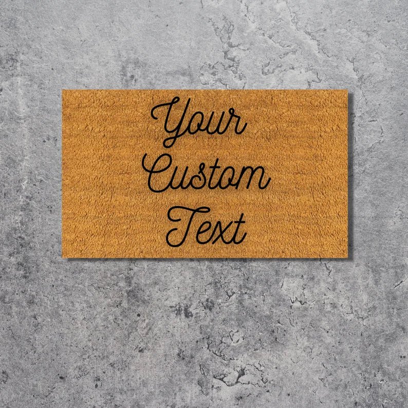 Unique Personalized Personalized Welcome Doormat Customized housewarming gift Gifts for Men by Groovy Guy