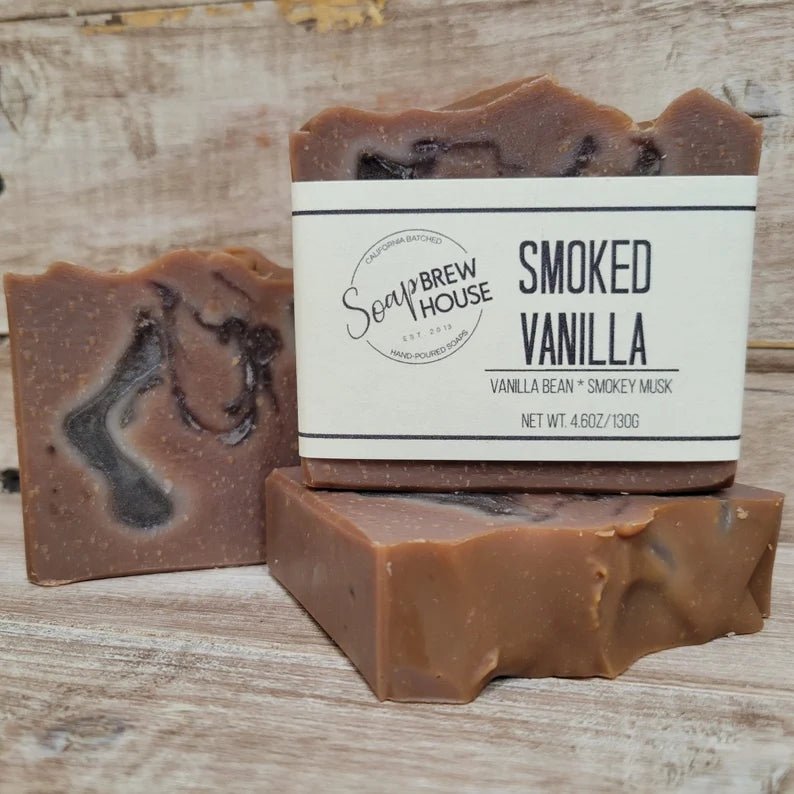 Unique Personalized Smoked Vanilla Soap Customized Bar Soap Gifts for Men by Groovy Guy