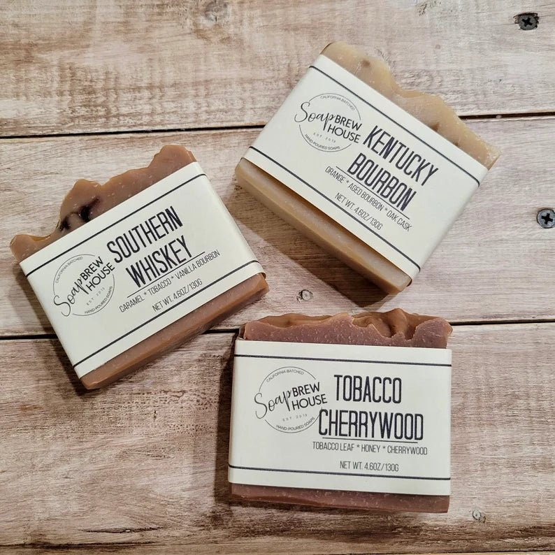 Unique Personalized Gentleman's Soap Trio Customized Soap Gifts for Men by Groovy Guy