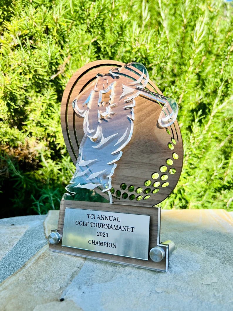 Unique Personalized Custom Golf Award Customized Golf Gifts for Men by Groovy Guy