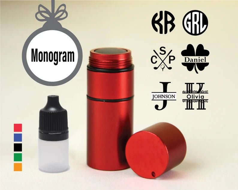 Unique Personalized Custom Golf Ball Stamp Customized Gifts for Men by Groovy Guy