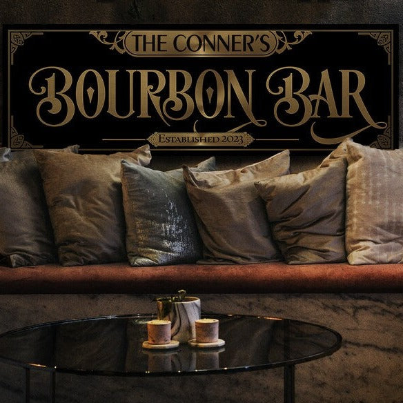 Bourbon Bar Sign