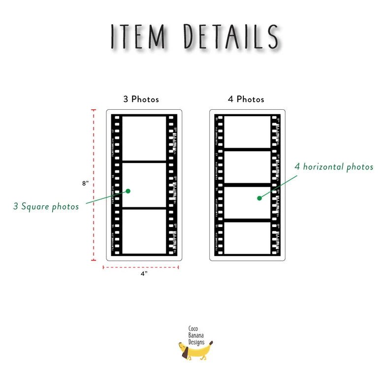 Unique Personalized Acrylic Photo Film Roll Customized Gifts for Men by Groovy Guy