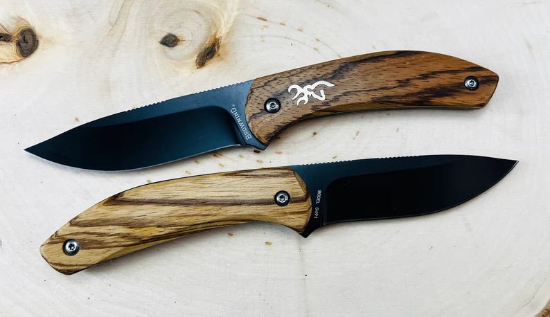 Unique Personalized Engraved Browning Hunting Knife Customized Knife Gifts for Men by Groovy Guy