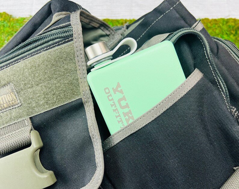 Unique Personalized Personalized High Line Flasks Customized Flasks Gifts for Men by Groovy Guy