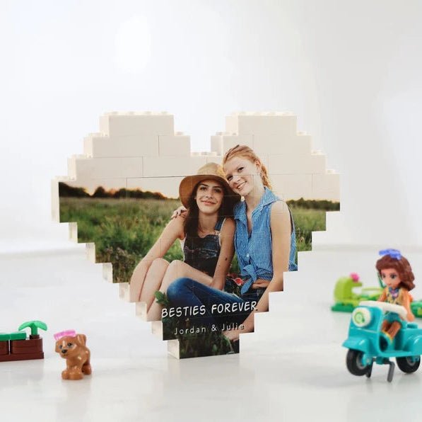 Unique Personalized Built With Love Blocks Customized Gifts for Men by Groovy Guy