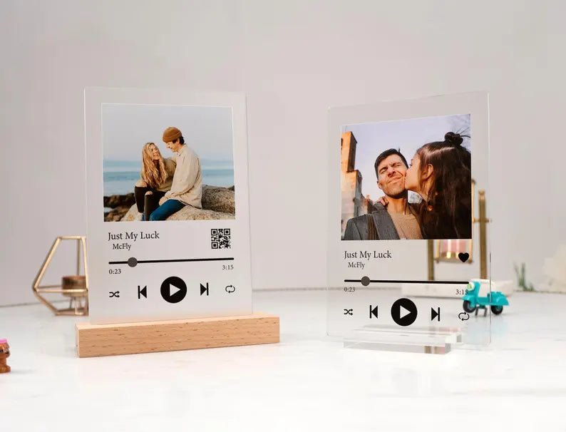 Unique Personalized Personalized Couple Song Plaque Customized Anniversary Gifts for Men by Groovy Guy