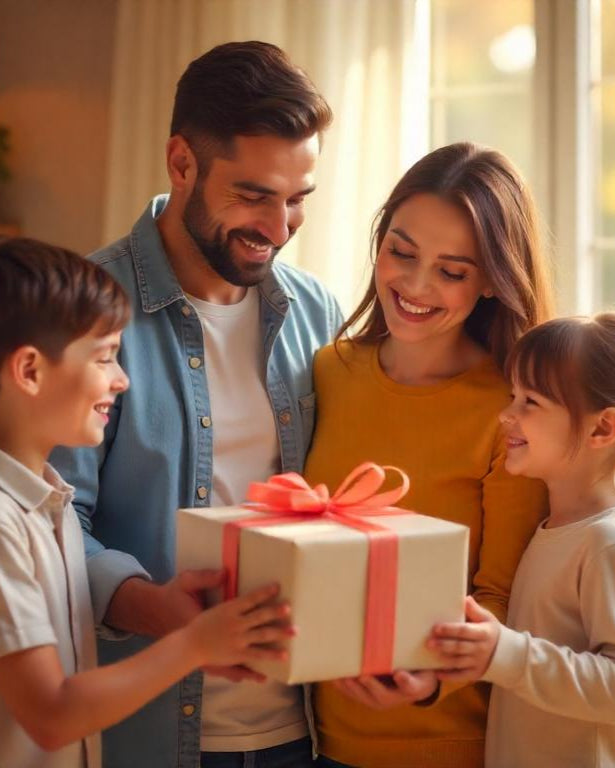 Family with Dad personalized Dad Gifts