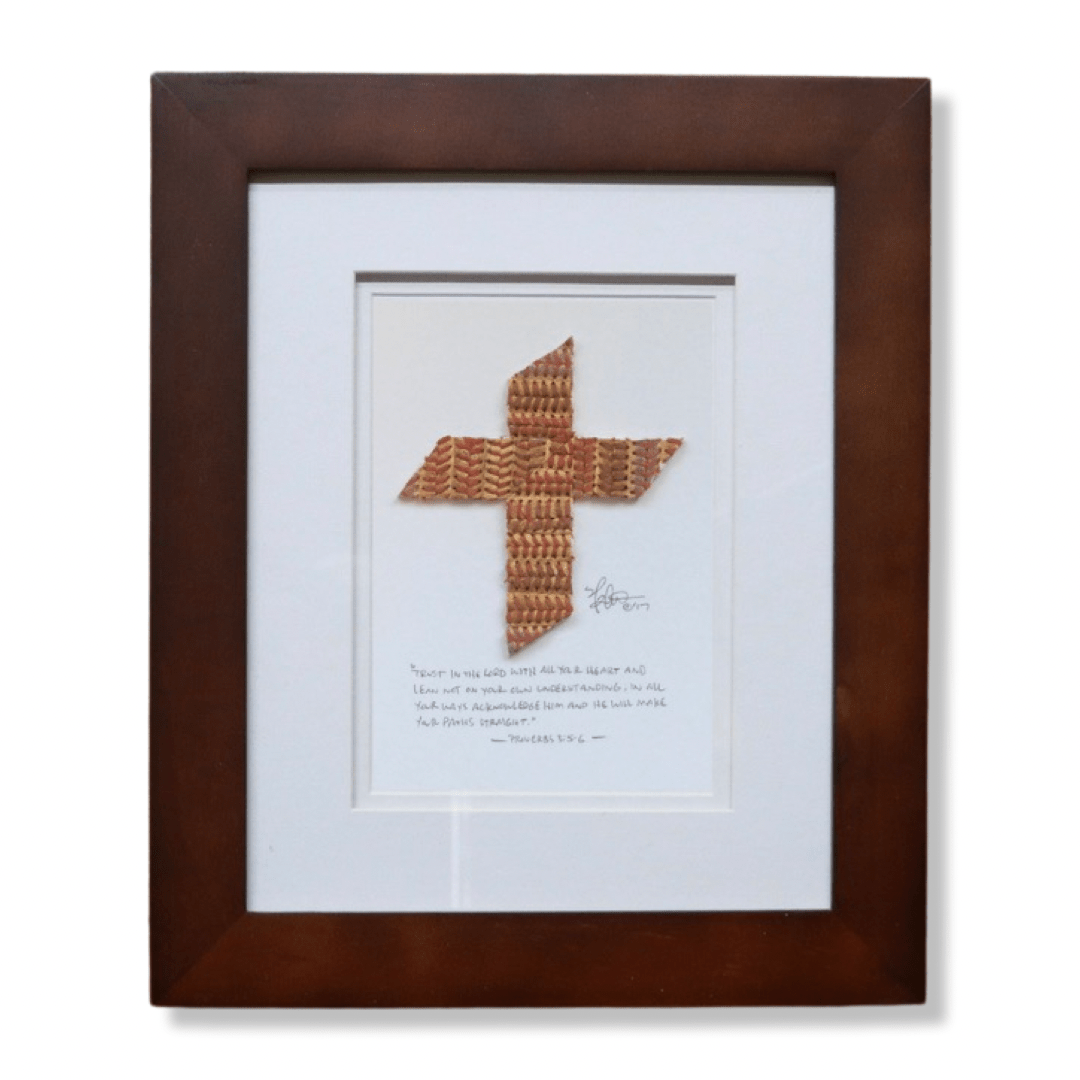 Unique Personalized Authentic Baseball Cross Art Customized Original Artwork Gifts for Men by Groovy Guy