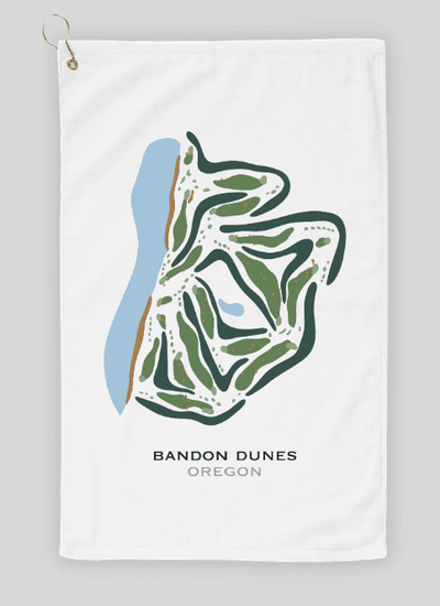 Chambers Bay Golf Course, University Place Washington - Printed Golf Courses