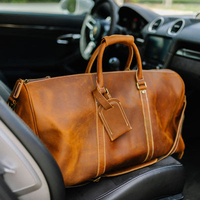 Premium Leather Duffle Bags for Men with Sophisticated and Classy Design