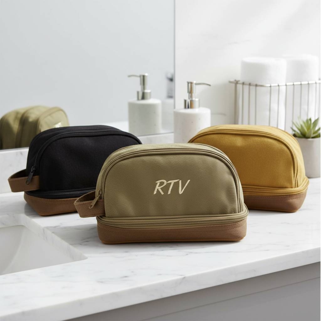 Personalized Canvas Toiletry Bag