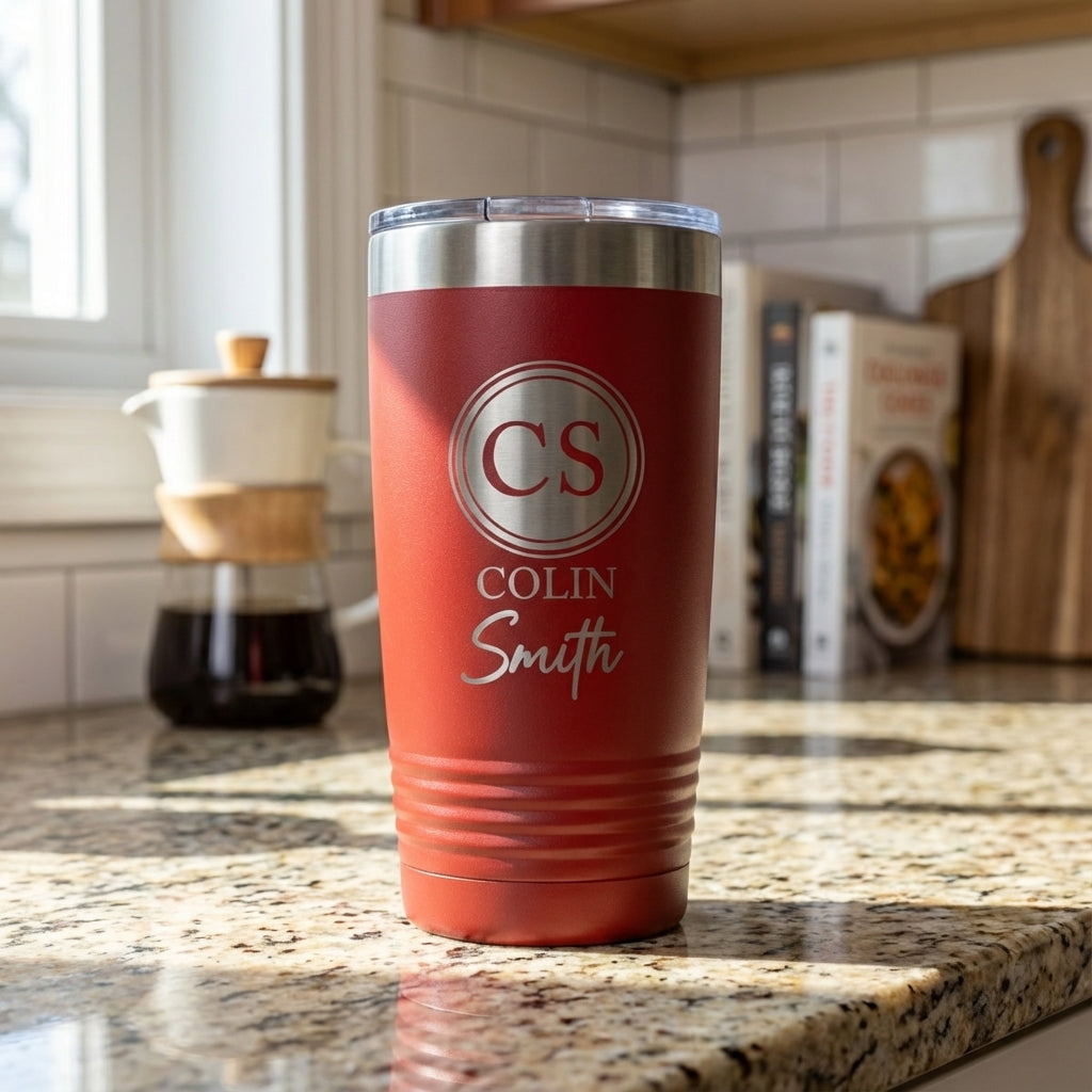 Monogram Initial Tumbler