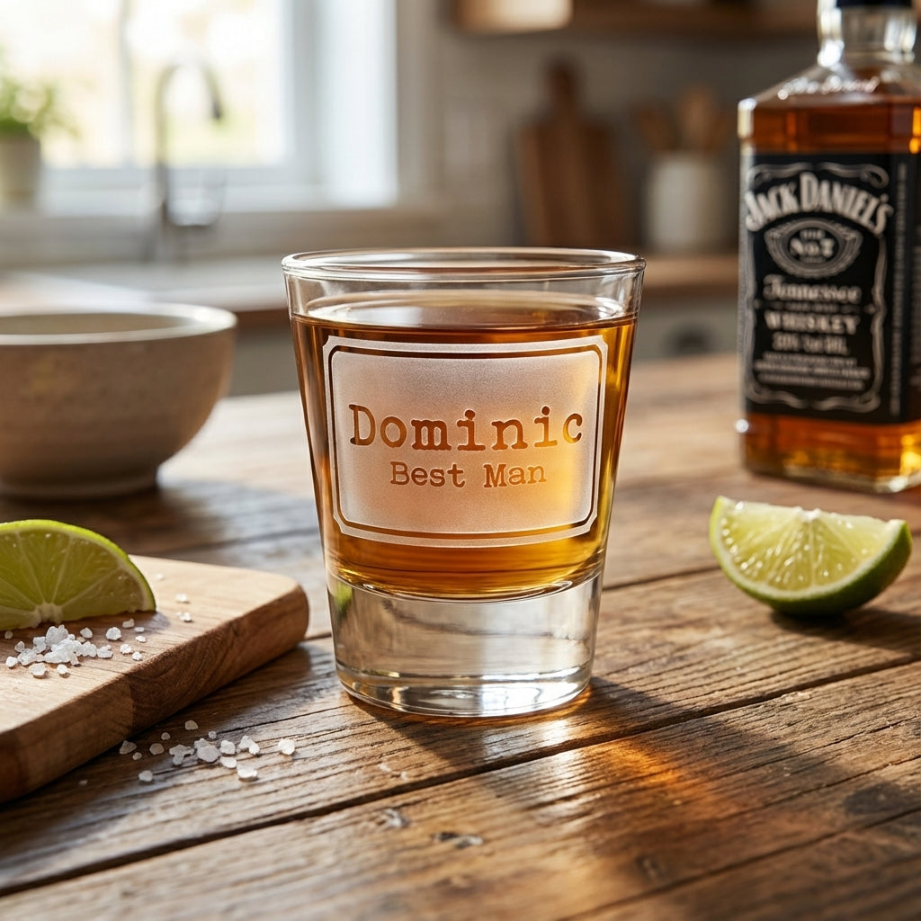 Modern Man Shot Glass